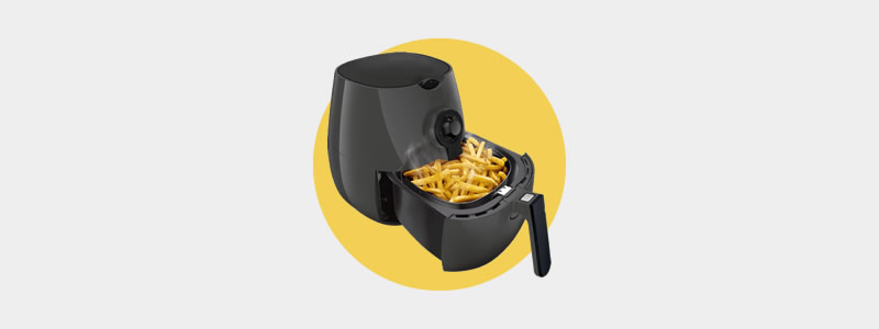 Imagem que mostra um modelo padrão de airfryer