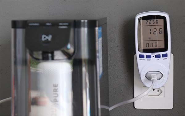 Purificador de água consumo de energia