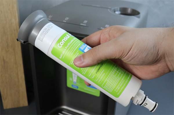 Refil do filtro de um purificador de água